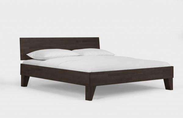 Massivholzbett Buche wenge lackiert 100 x 200 cm Einzelbett Jugendbett