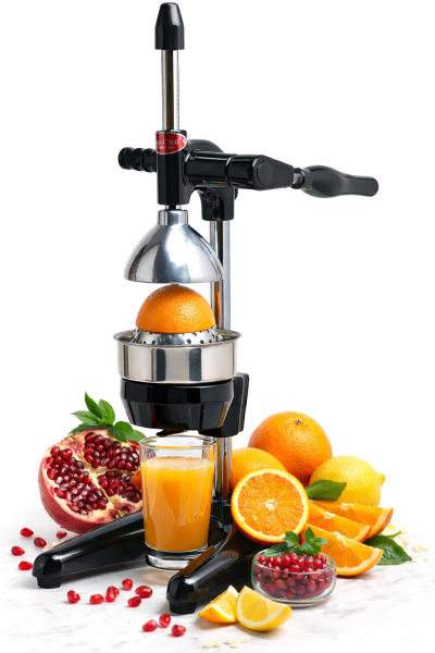 Professionelle Hand Saftpresse Zitruspresse Orangenpresse Granatapfelpresse Fruchtpresse Schwarz