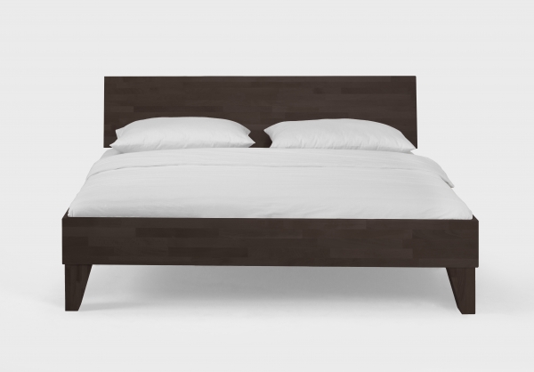 Massivholzbett Buche wenge lackiert 100 x 200 cm Einzelbett Jugendbett