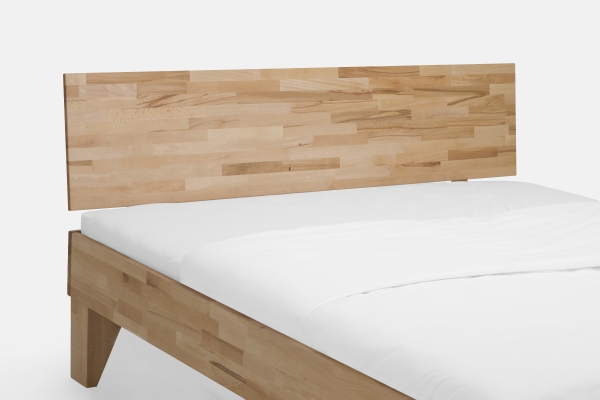 Massivholzbett Buche lackiert 160 x 200 cm Doppelbett Schlafzimmer