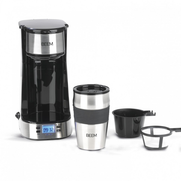 BEEM THERMO 2 GO Single-Filter-Kaffeemaschine - Thermo | Inkl. Thermobecher