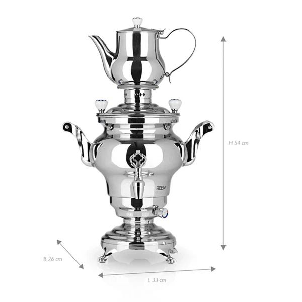 BEEM Samowar Odessa 3l 1800 W Semaver Teebereiter Teekocher