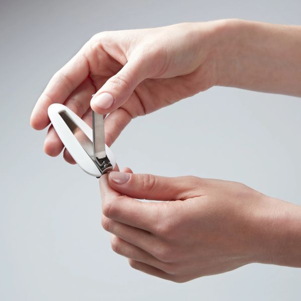 ZWILLING Nagelknipser 65mm, Edelstahl weißem Nagelfang