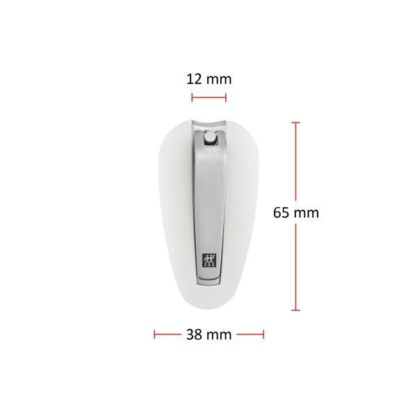 ZWILLING Nagelknipser 65mm, Edelstahl weißem Nagelfang