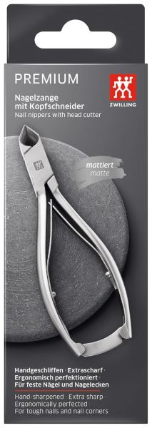 Zwilling Premium Nagelzange mit Kopfschneider Manicüre Pediküre