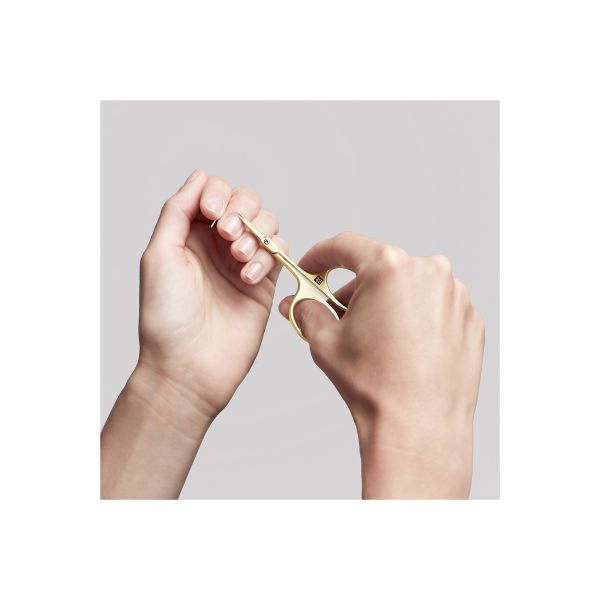 Zwilling Nagelhautschere, gold mattiert