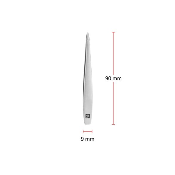 ZWILLING Spitze Pinzette Edelstahl Rostfreier matt satinierter Edelstahl