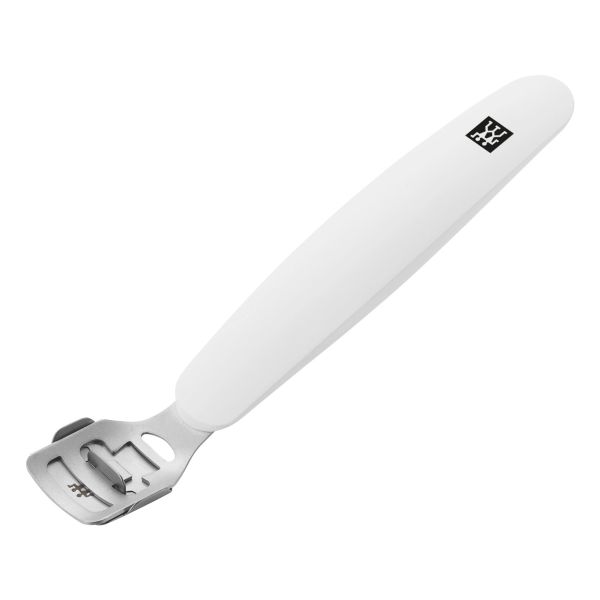 ZWILLING Premium Hornhauthobel, weiß auswechselbarer, scharfer Klinge