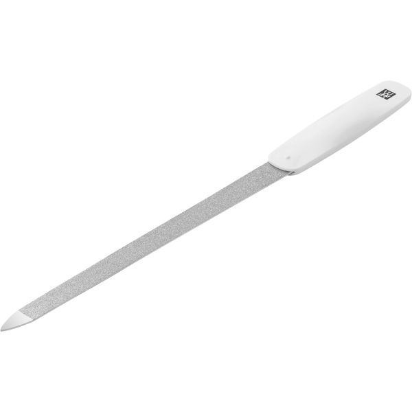 ZWILLING Saphir-Nagelfeile 180mm, weiß grob- und feinkörnigen Feilenflächen