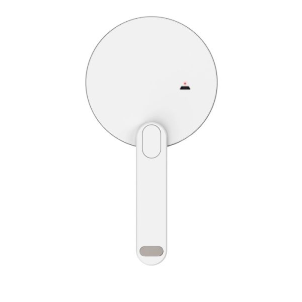 ZWILLING LED-Kosmetikspiegel Spiegel 10x, wiederaufladbar, Weiß 360° drehbarer Griff