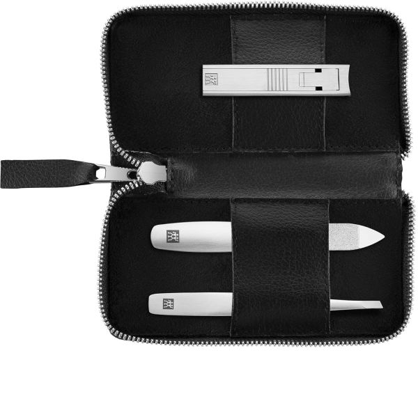 Zwilling Professionelle Premium Maniküre Set 3 tlg. vegan, schwarz