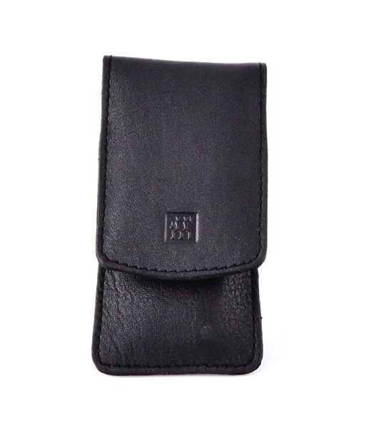 Zwilling CLASSIC INOX 3-tlg. Maniküreset Manicure Etui Nagelpflege Taschen-Etui, Rindleder, schwarz, 3-tlg.