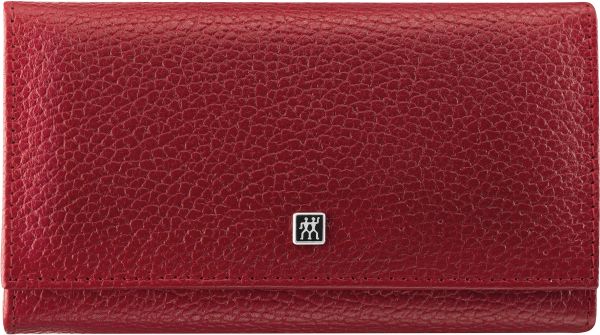ZWILLING Maniküre und Pediküre Set Classic INOX Reise Etui Set Nagelpflege Leder 7-teilig Rot