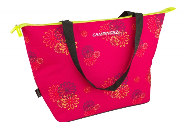 Campingaz Shopping Cooler 15 L Pink Daisy  Robuste hochwertige Tasche Picnictasche