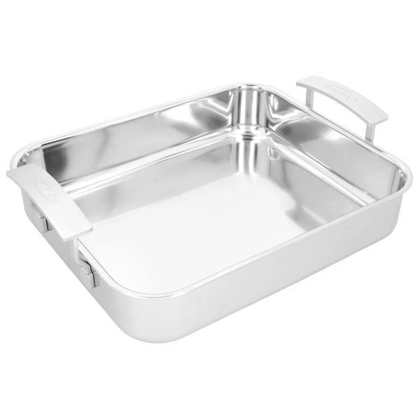 Demeyere Kochgeschirr Industry Bräter Edelstahl Silber 32 cm 5-Schicht-Material