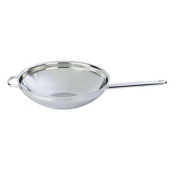 Demeyere Wok ohne Deckel 32 cm, 18/10 Edelstahl