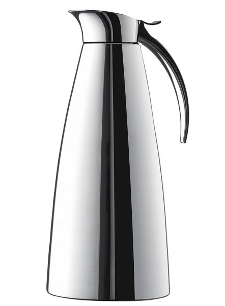 Emsa ELEGANZA Isolierkanne Thermoskanne Isokanne Kaffeekanne Edelstahl, 1,0 L