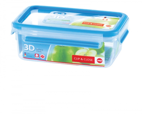 Emsa Clip & Close 3D Perf Clean Frischhaltedose Frischhaltebox - recht 1,00L