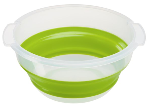 Emsa BASIC Falt-Salatschleuder SALAD SPINNER 4,0L grün/transluzent