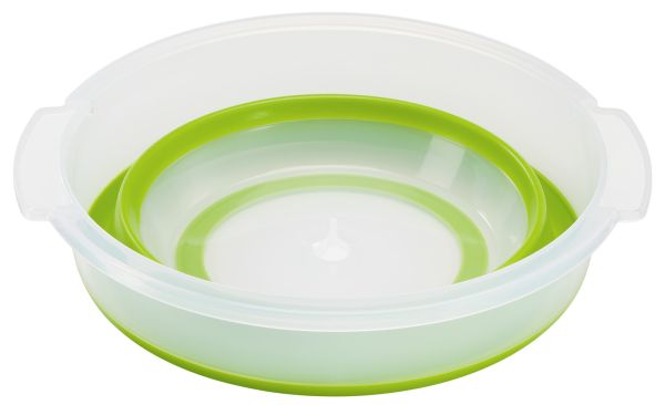 Emsa BASIC Falt-Salatschleuder SALAD SPINNER 4,0L grün/transluzent