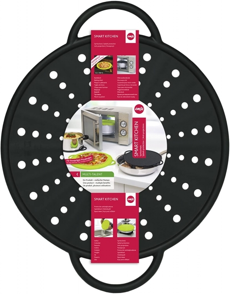 Emsa SMART KITCHEN Silikon Spritzschutz 21 cm 6 in 1 Multitalent