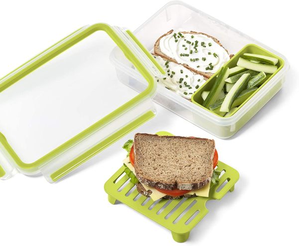 Emsa Clip&Go Brunchbox 1,2 L Frühstücksdose Vorratsdose Brotbox