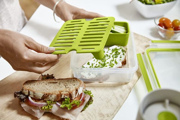 Emsa Clip&Go Brunchbox 1,2 L Frühstücksdose Vorratsdose Brotbox