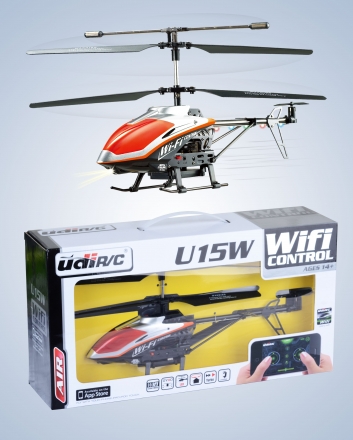 UDI RC U15W Koaxial Hubschrauber WiFi iPhone - iPad gesteuert Helikopter