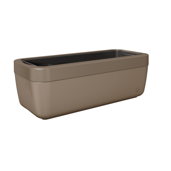 Emsa myBOX Blumenkasten 50 cm, braun/braun