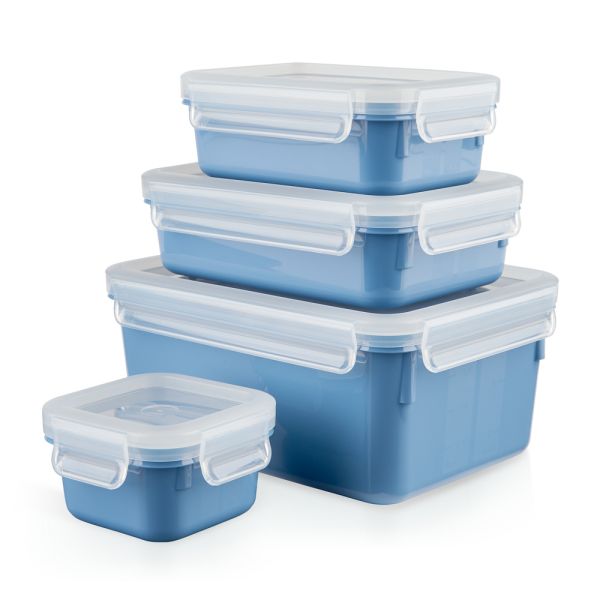 EMSA CLIP & CLOSE FRISCHHALTEDOSENSET COLOR EDITION 4-teilig (0,20 / 0,55 / 0,80 / 2,20 L)