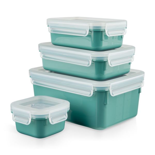 EMSA CLIP & CLOSE FRISCHHALTEDOSENSET COLOR EDITION 4-teilig (0,20 / 0,55 / 0,80 / 2,20 L)