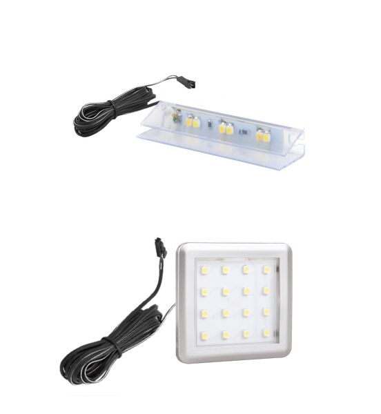 GATE LED 14-4xCLIPS-PL-KW-F+2xSPOT-SQ-KW-H+1xTRAFO-6W-FUßSCHALTER-VERTEILER06