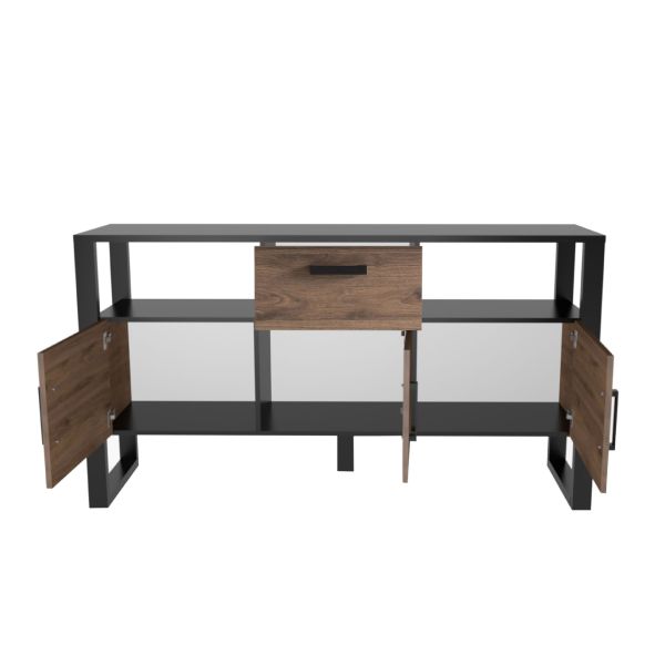 NORDI 084 Sideboard Front:Dekor Okapi Nuss/Korpus:-Dekor Okapi Nuss
