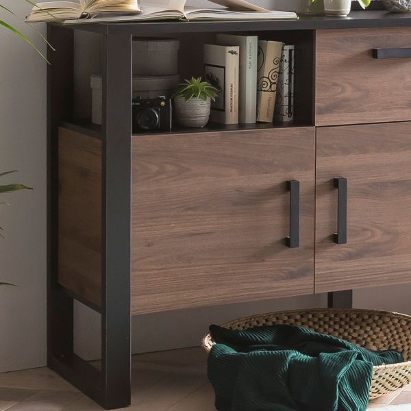 NORDI 084 Sideboard Front:Dekor Okapi Nuss/Korpus:-Dekor Okapi Nuss