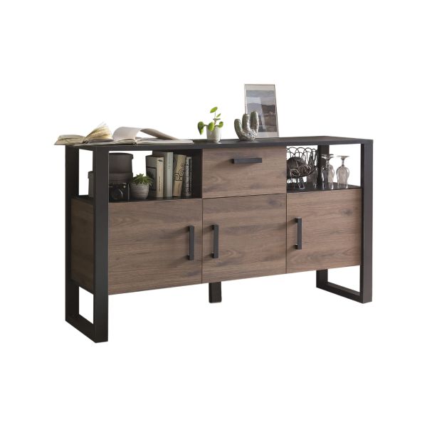 NORDI 084 Sideboard Front:Dekor Okapi Nuss/Korpus:-Dekor Okapi Nuss