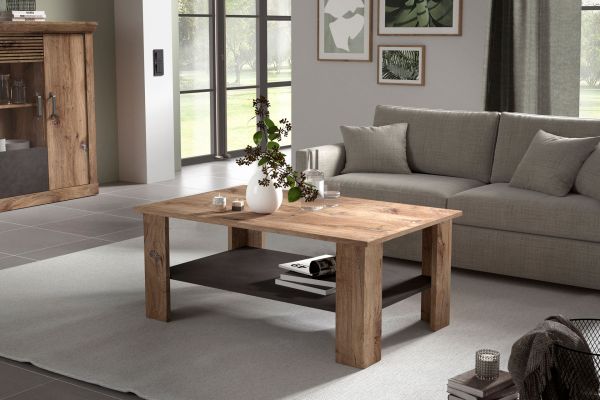 PORTUM 901 Couchtisch/Top:Dekor Flagstaff Eiche/Gestell:Anthrazit