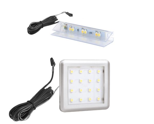 ARTONA LED VA-2xCLIPS-CW+3xSPOT-CW+1xTRAFO-FUßSCHALTER