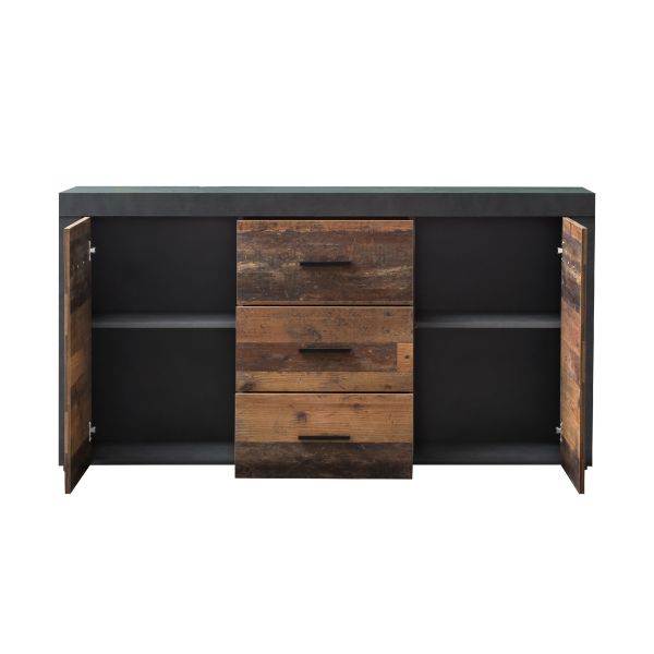 DONINA 084 Sideboard/Front:Dekor Old Style MIX-Matera/Korpus:Matera