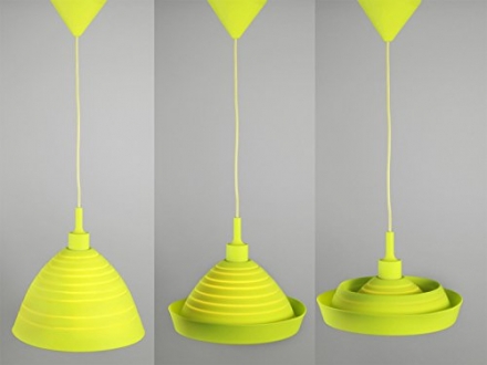 Smartwares Silikon-Hängeleuchte Silly, individuell formbar, grün