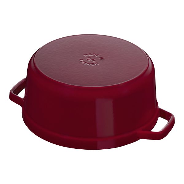 Staub La Cocotte Töpfe und Pfannen Cocotte, 28 cm | Bordeaux | rund | Gusseisen