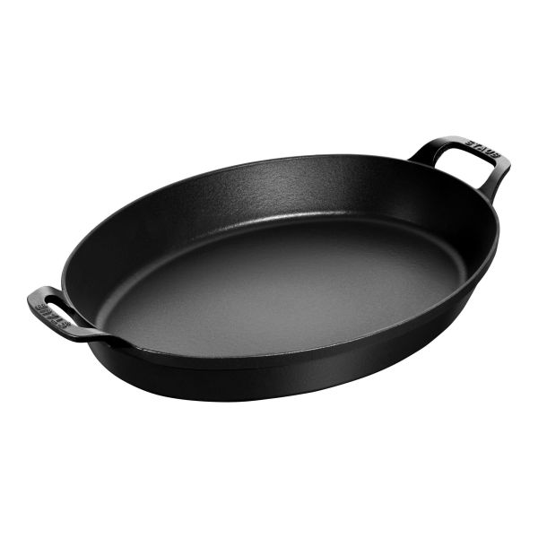 Staub Auflaufform Ofenform, 37 x 28.448 cm Gusseisen Schwarz