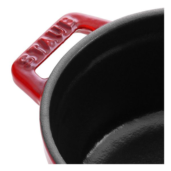 Staub La Cocotte Mini Cocotte, 10 cm Kirsch-Rot rund Gusseisen