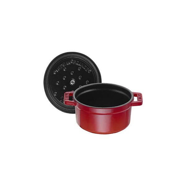 Staub La Cocotte Mini Cocotte, 10 cm Kirsch-Rot rund Gusseisen