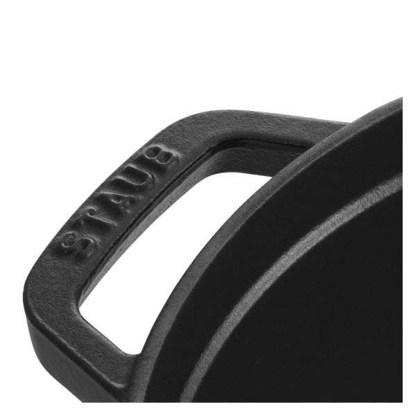 Staub La Cocotte Cocotte, 26 cm Schwarz rund Gusseisen Bräter Kochtopf Schmortopf