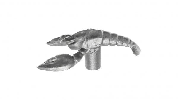STAUB Knauf Deckelknauf Zubehör Tierknauf Hummer gusseiserne Figur