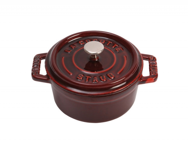 Staub Cocotte Bräter 22 cm grenadinerot rund