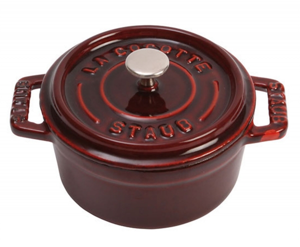 Staub Cocotte Bräter 26 cm grenadinerot rund