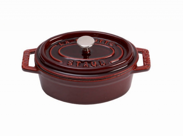 Staub Cocotte Bräter 31 cm grenadinerot oval