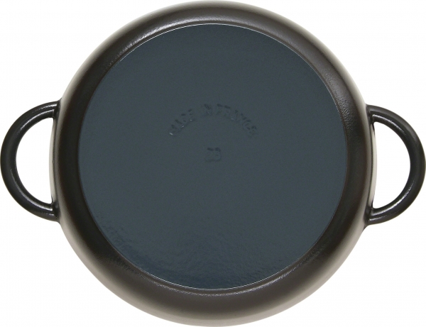 Staub Schmortopf Bräter mit Deckel 24 cm schwarz Multifunktionsbräter