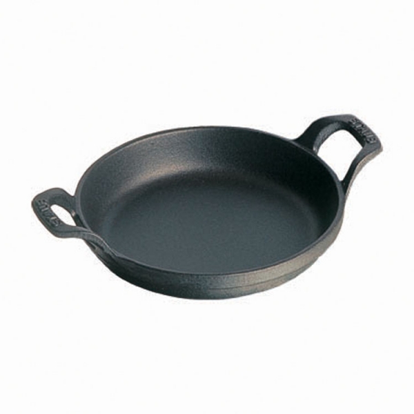 Staub Auflaufform rund 20 cm schwarz